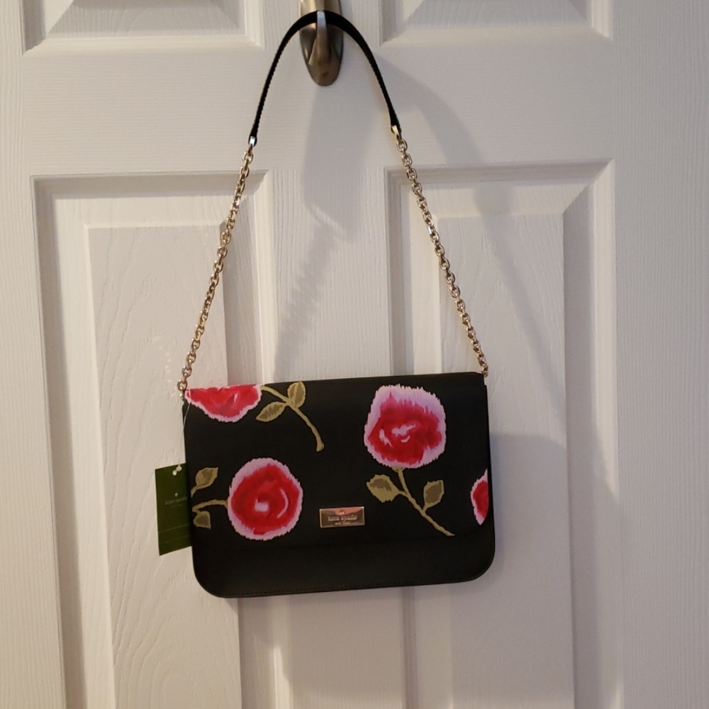 NWT! Kate Spade Floral Clutch